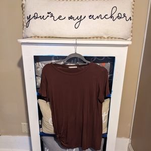 Active Basic basic brown shirt 🤎